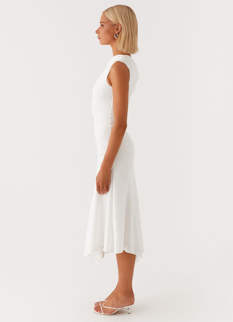 Byron Midi Dress - White Peppermayo US Byron Midi Dress - White Peppermayo US