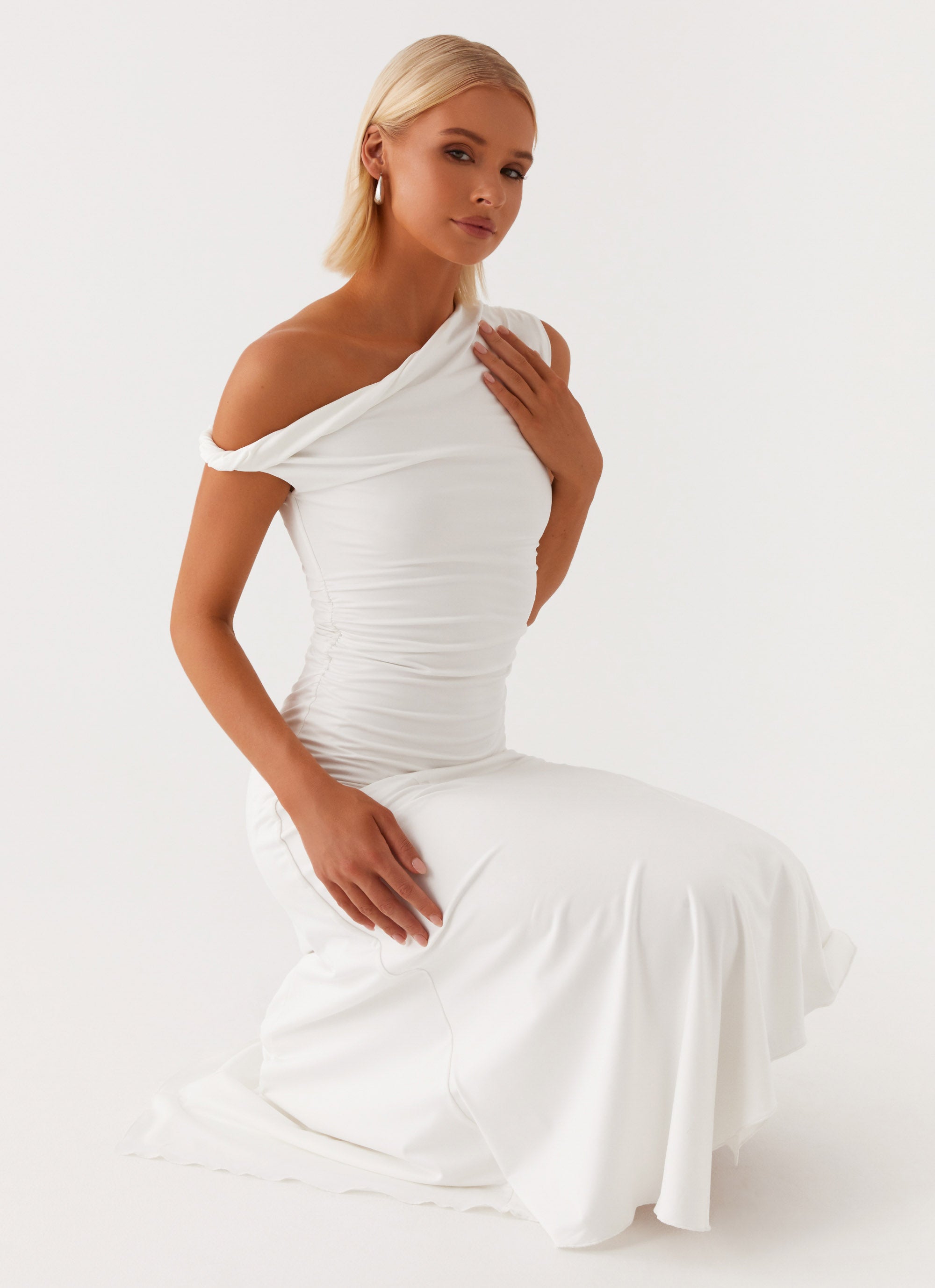 Byron Midi Dress - White Peppermayo US Byron Midi Dress - White Peppermayo US