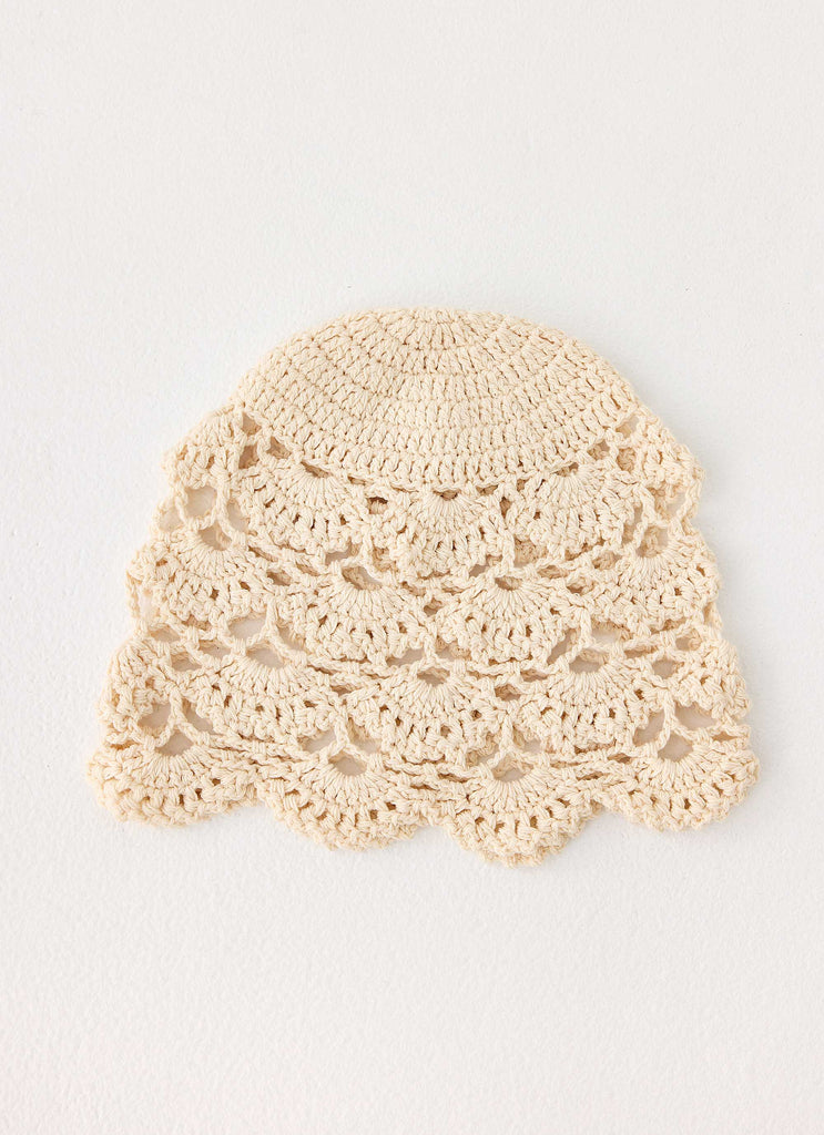 Cabana Girl Crochet hat - Ivory
