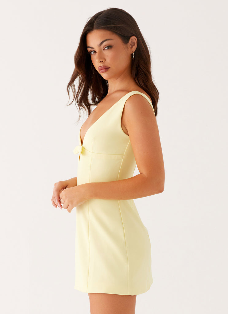 Caitlin Mini Dress - Yellow