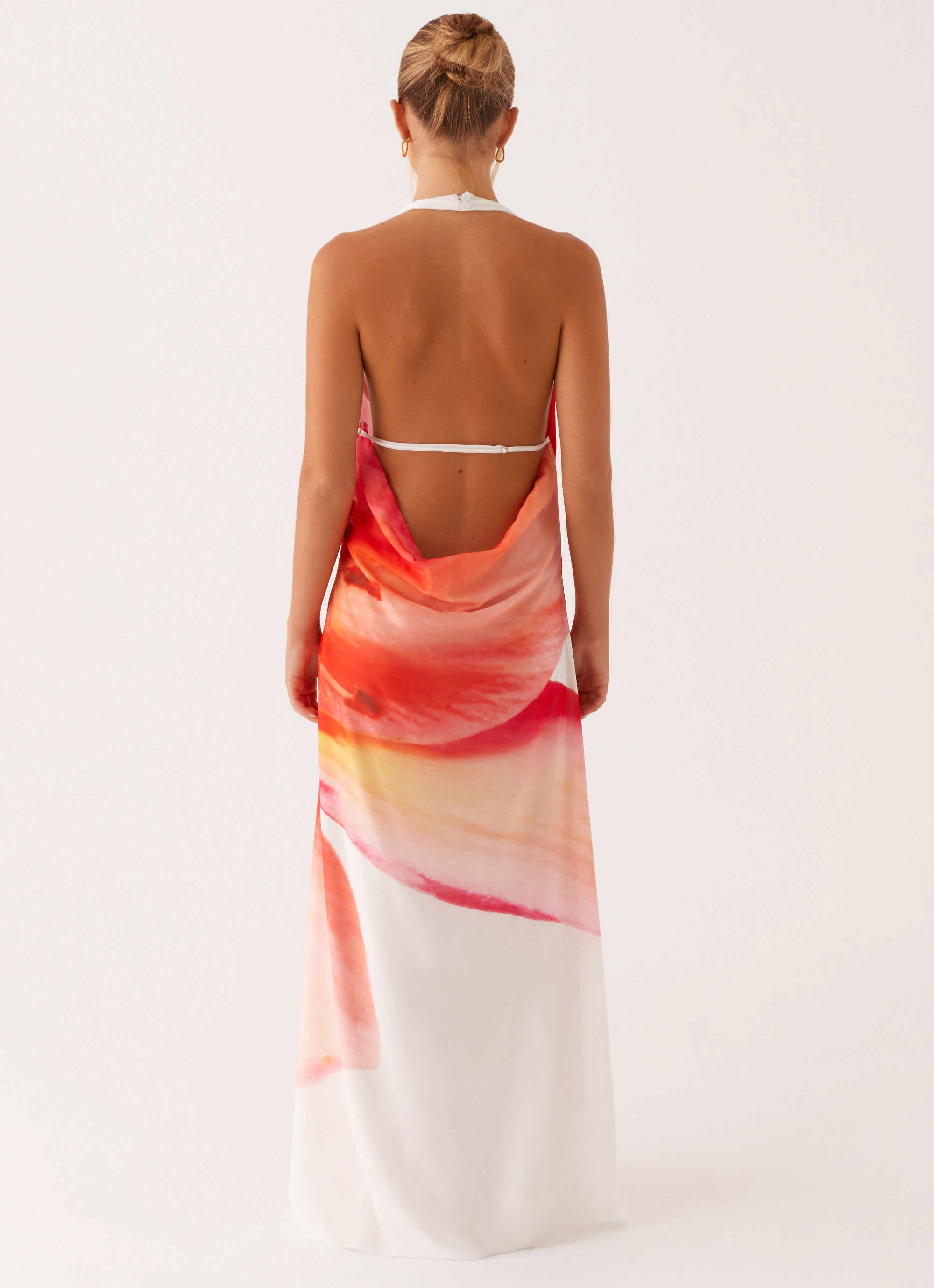 Calabasas Maxi Dress - White Floral Calabasas Maxi Dress - White Floral