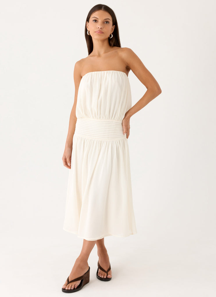 Calanthe Midi Dress - Ivory