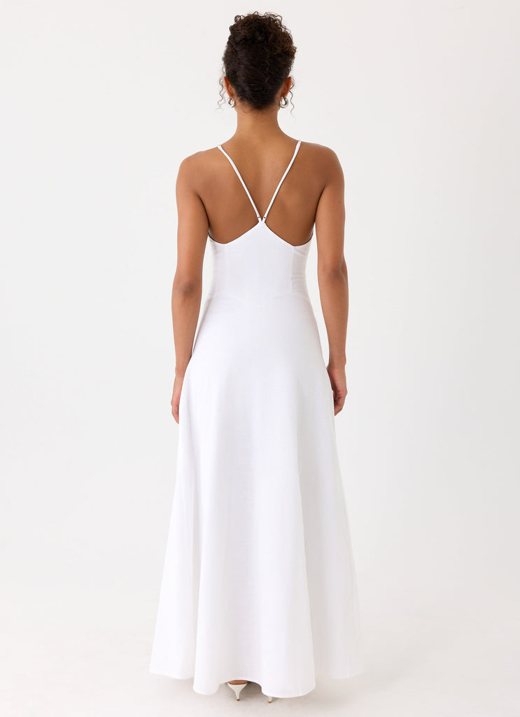 Calianna Linen Maxi Dress