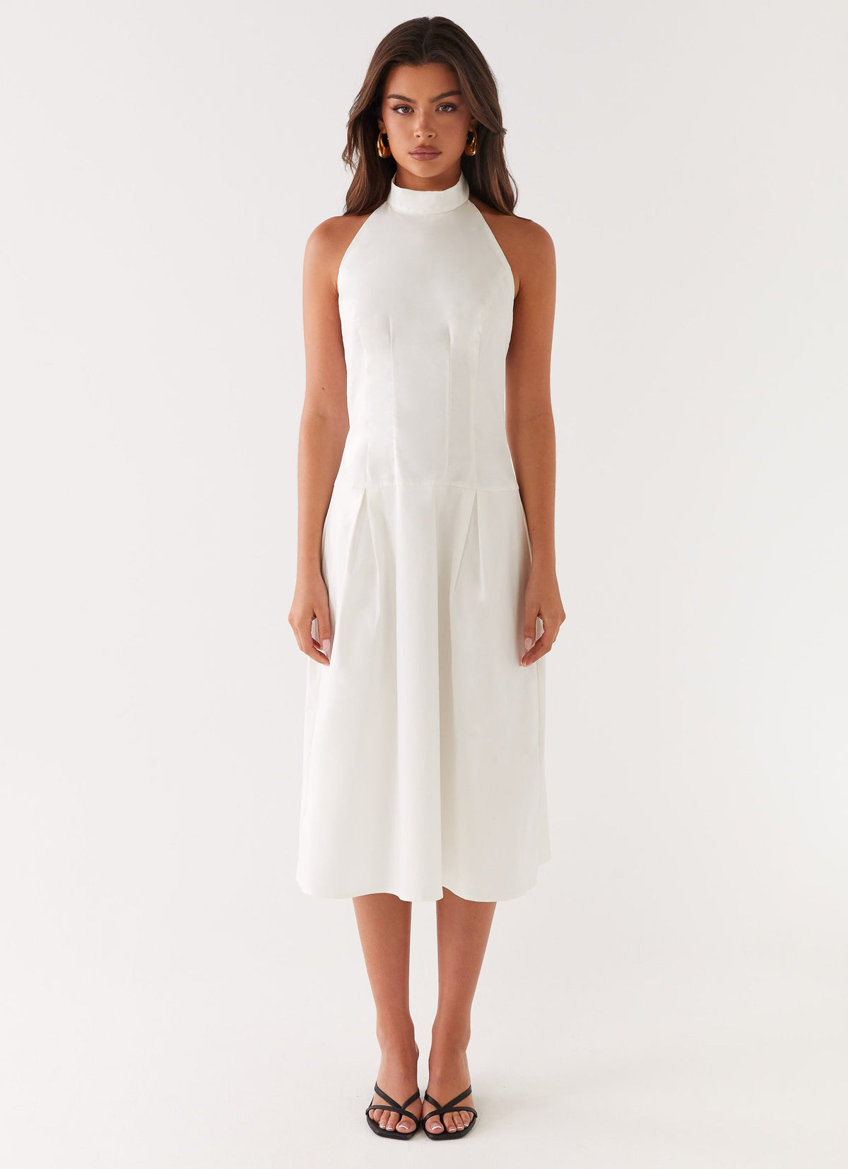 Calla Halter Midi Dress