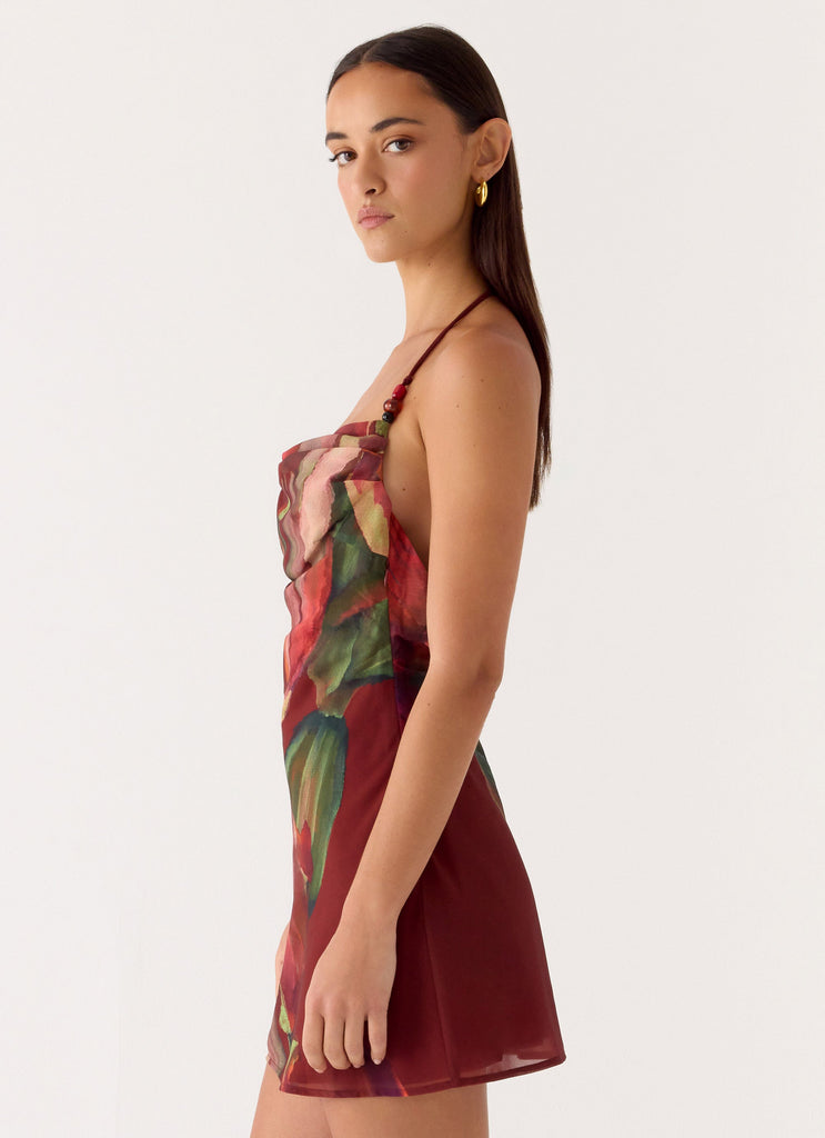 Camilla Cowl Mini Dress