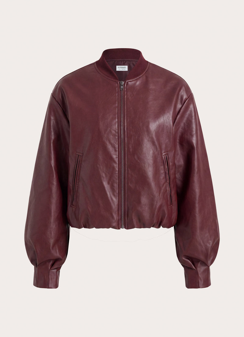 Canyon Bomber Jacket - Burgundy