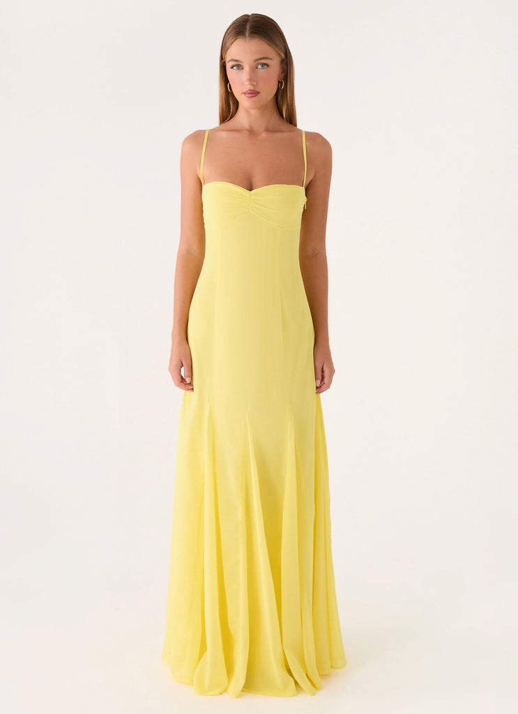 Carlin Maxi Dress - Bright Lemon Bright Lemon / US 0 Carlin Maxi Dress - Bright Lemon Bright Lemon / US 0