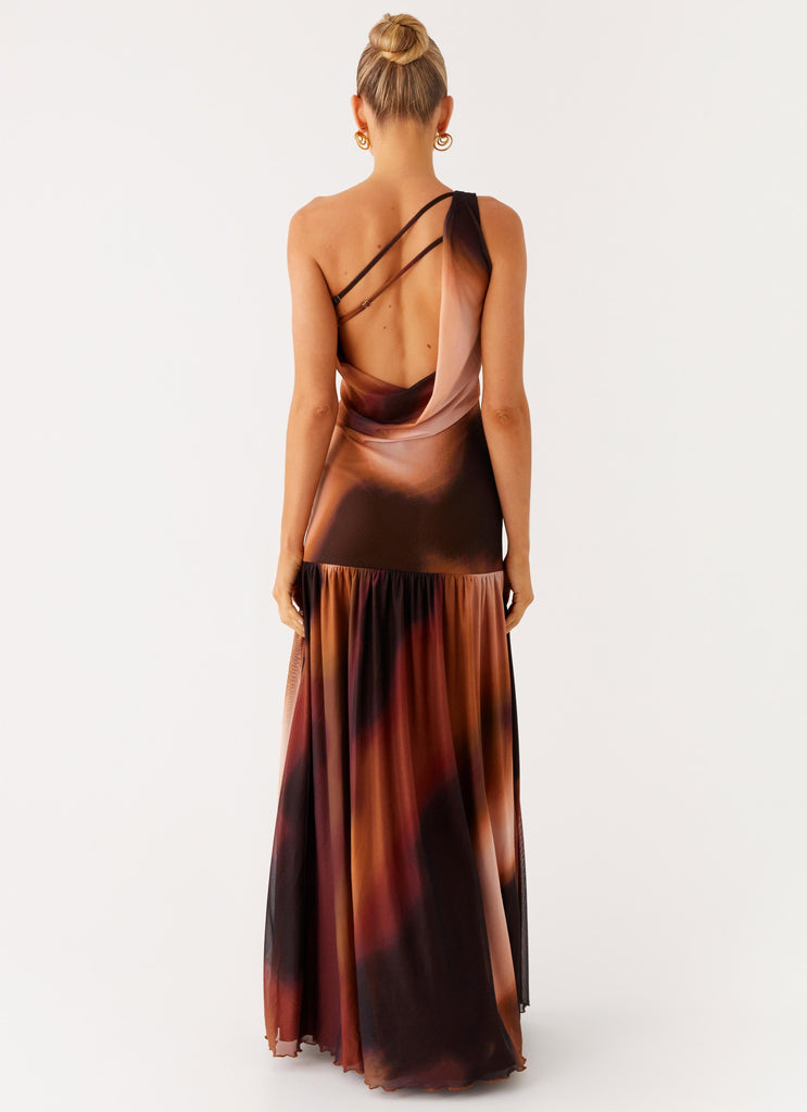 Carlina Maxi Dress - Black Gradient Black Gradient / US 4 Carlina Maxi Dress - Black Gradient Black Gradient / US 4