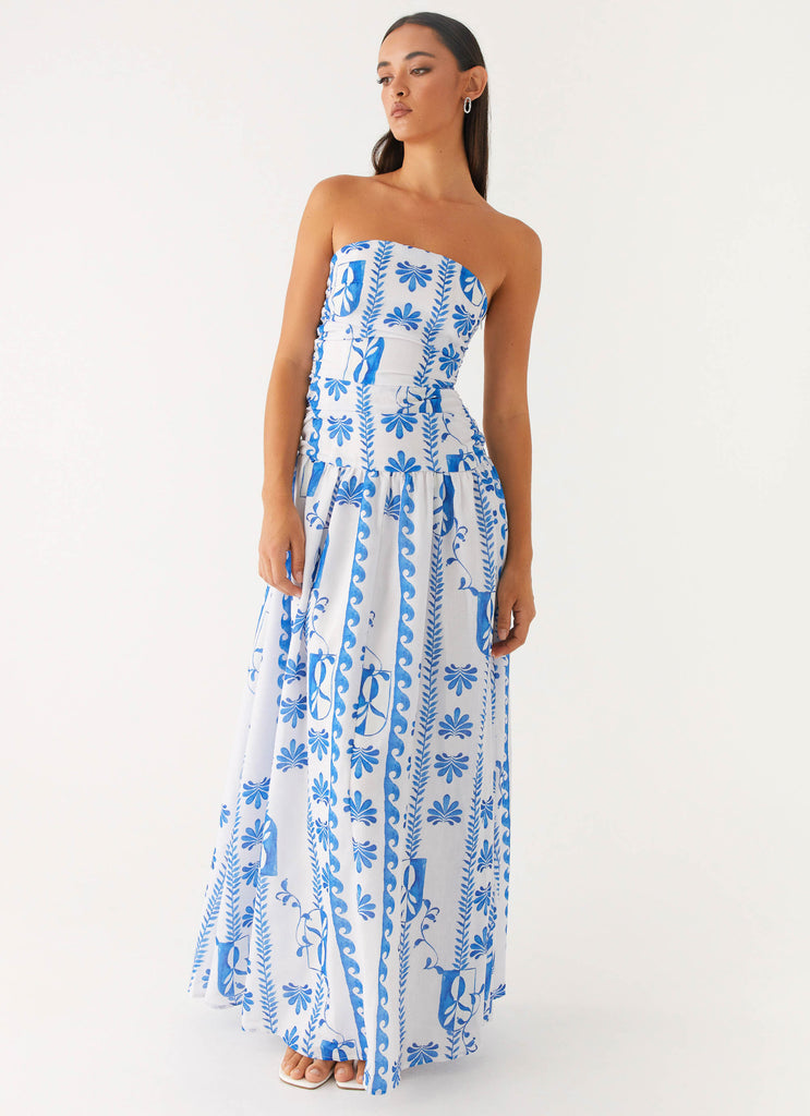 Carmel Maxi Dress - Floral Wave Peppermayo US Carmel Maxi Dress - Floral Wave Peppermayo US