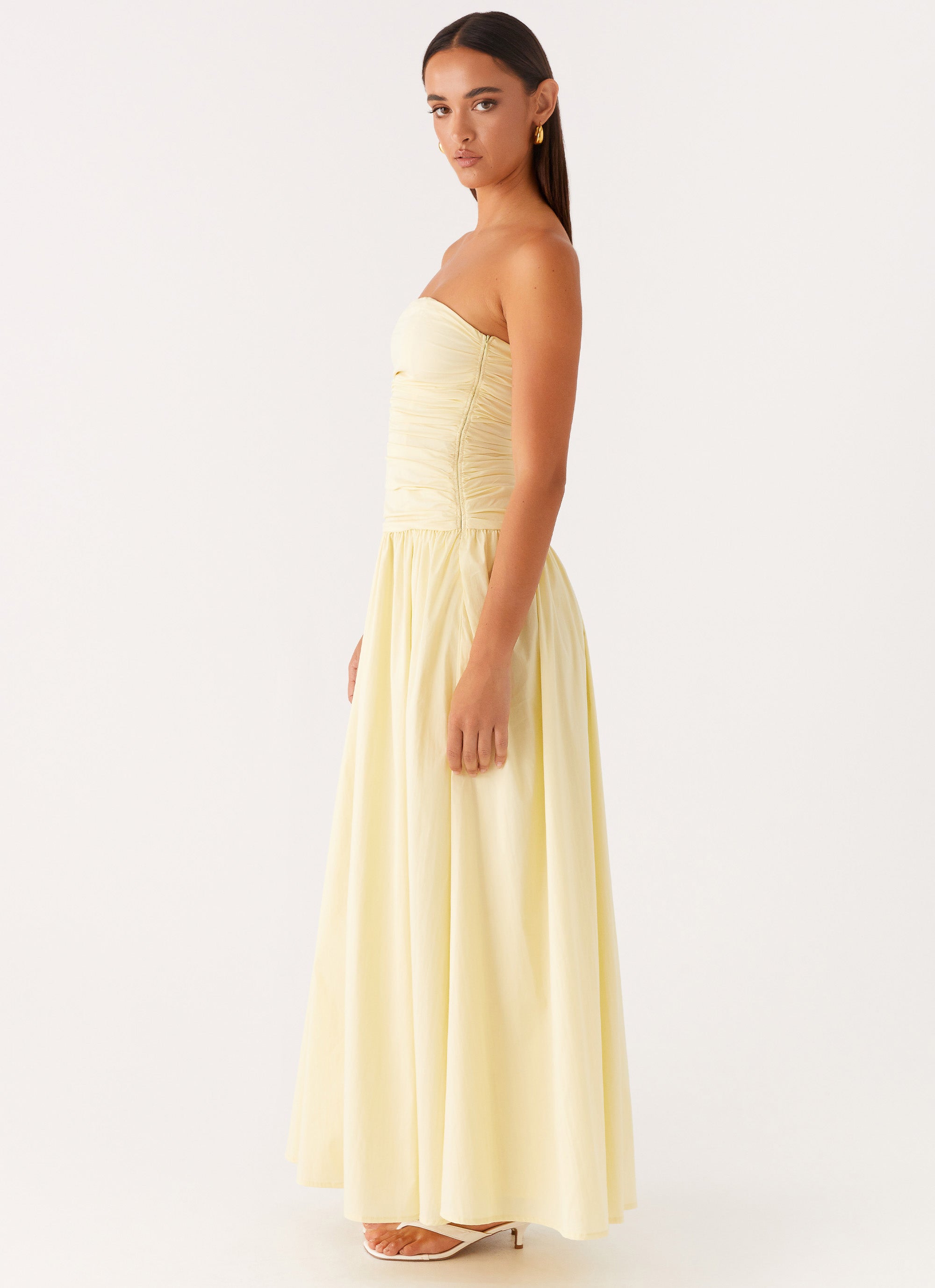 Carmel Maxi Dress - Yellow – Peppermayo US