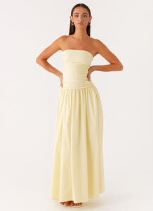 Carmel Maxi Dress - Yellow