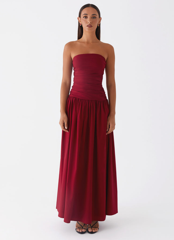 Carmel Maxi Dress - Merlot