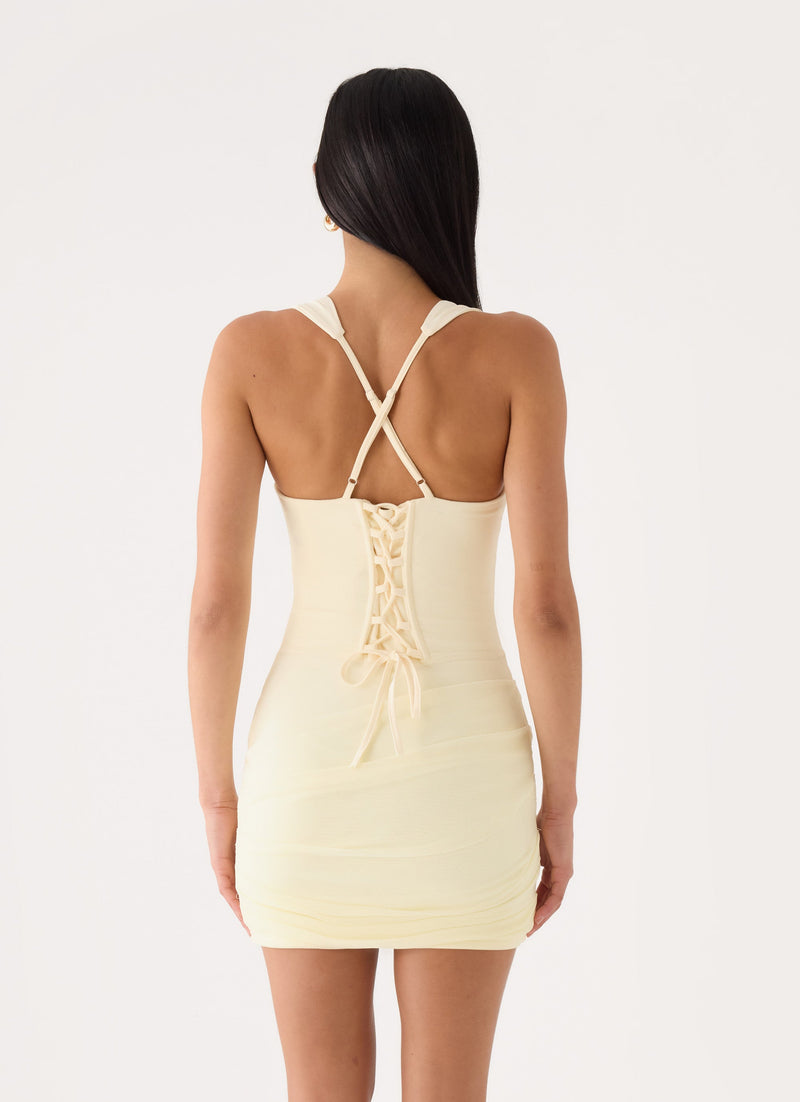 Carmellae Mini Dress - Yellow