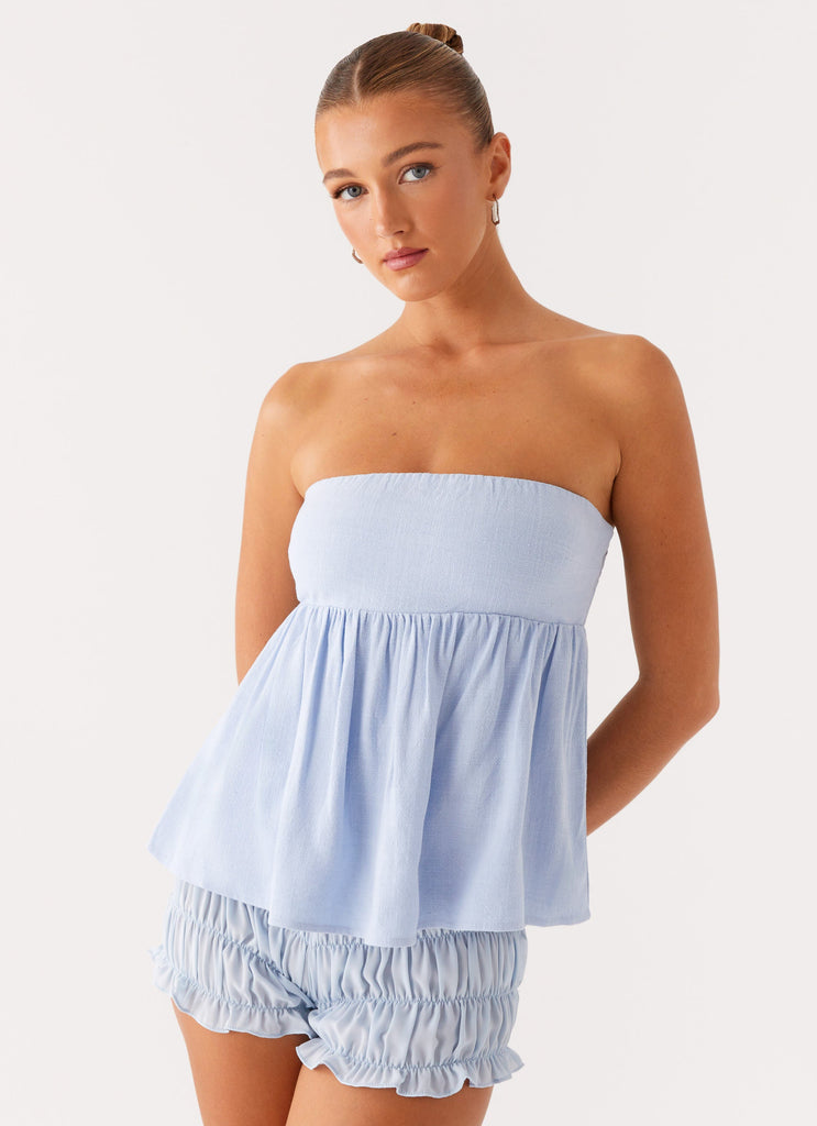 Cassie Tube Top - Blue Peppermayo US Cassie Tube Top - Blue Peppermayo US