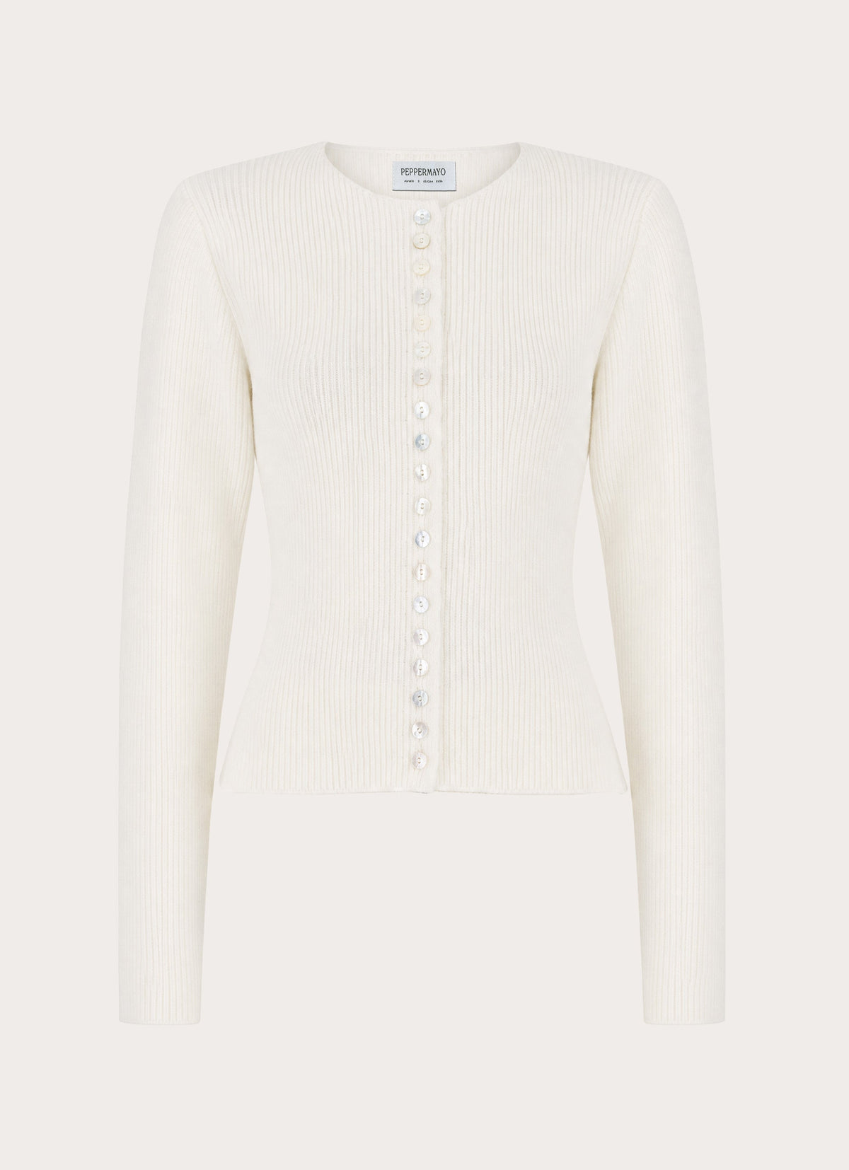 Cauaria Button Up Cardigan - Ivory