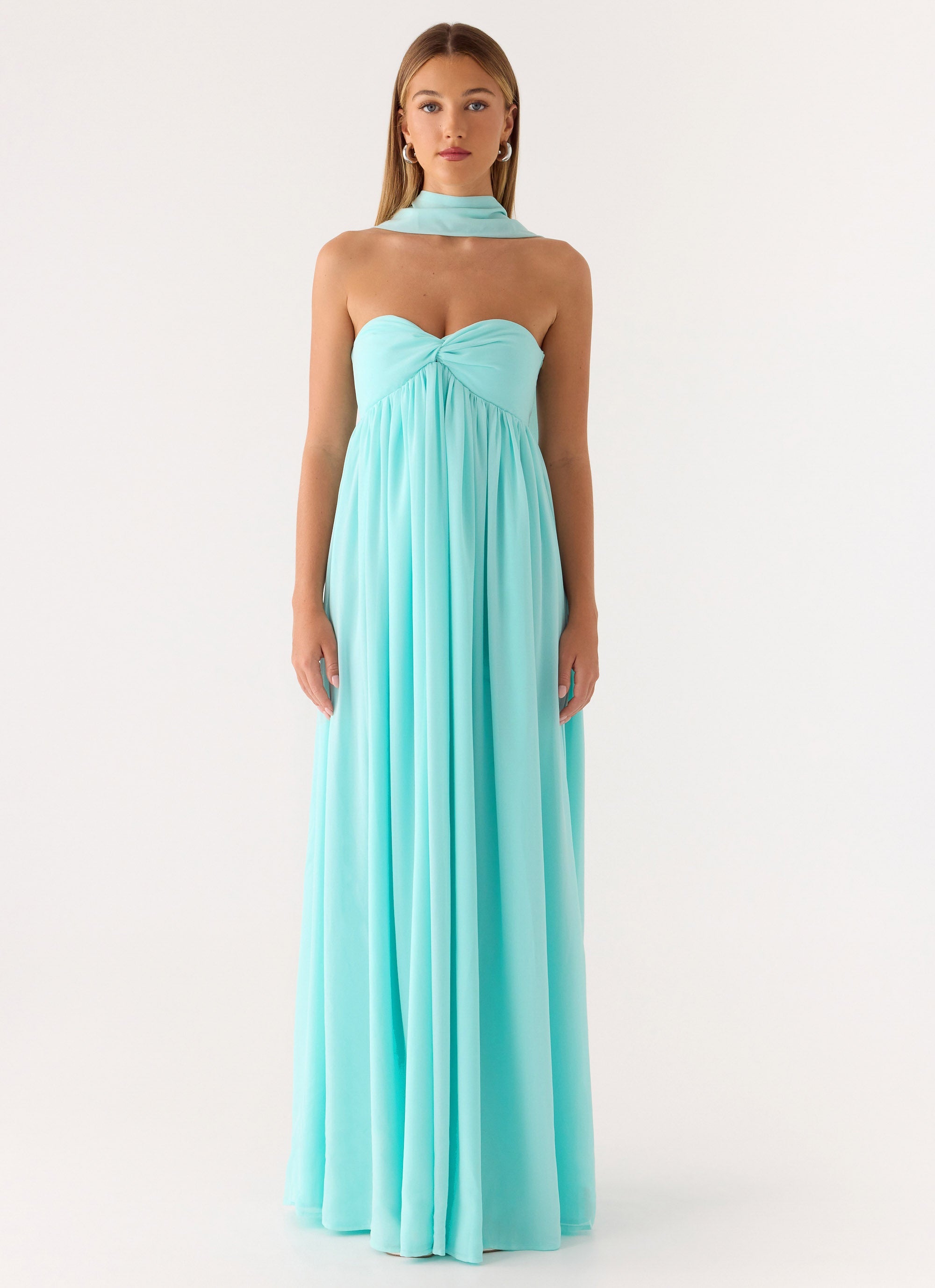 Celestino Scarf Maxi Dress