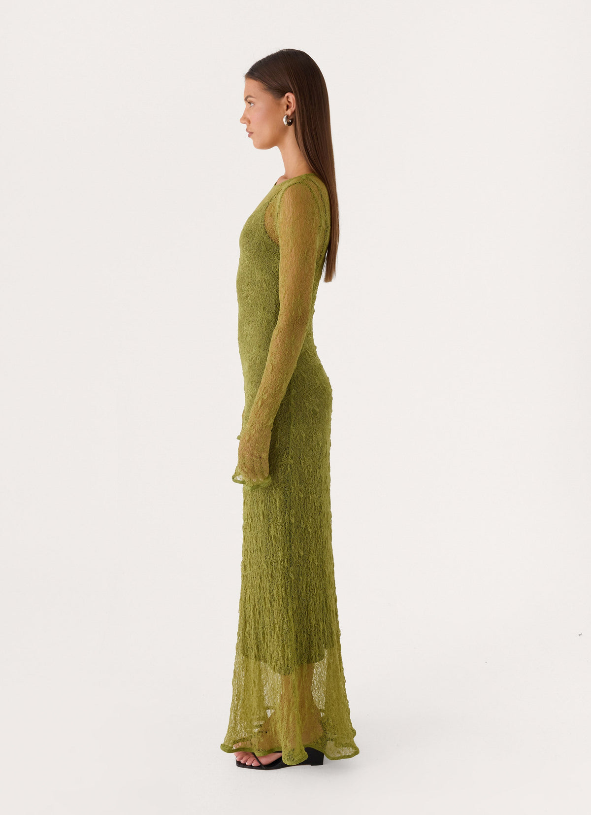 Chalet Maxi Dress - Olive Green