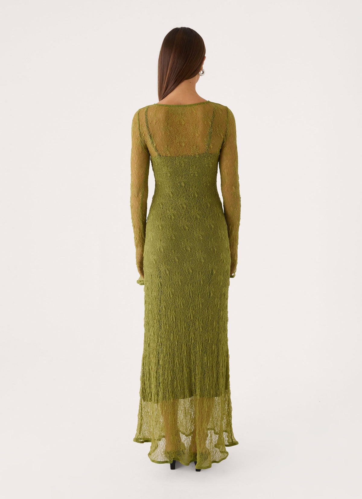 Chalet Maxi Dress - Olive Green