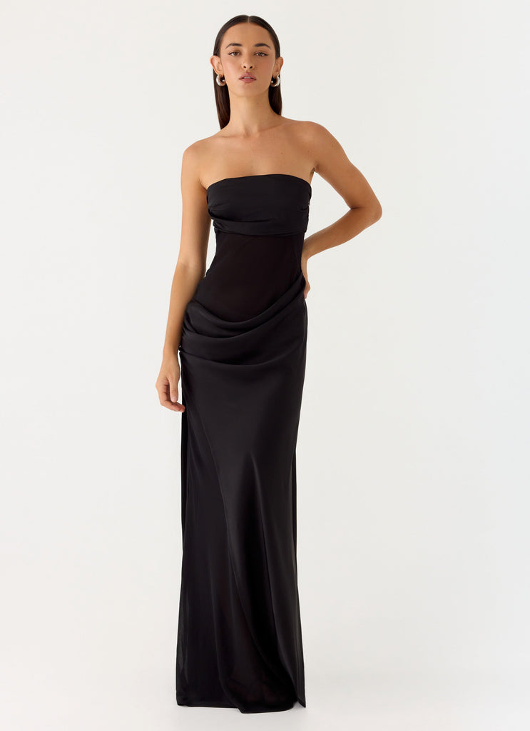 Champagne Skies Maxi Dress - Black Black / US 14 Champagne Skies Maxi Dress - Black Black / US 14