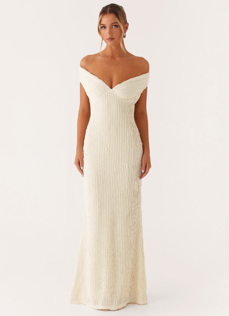 Chantelle Maxi Dress - Ivory Ivory / US 6 Chantelle Maxi Dress - Ivory Ivory / US 6