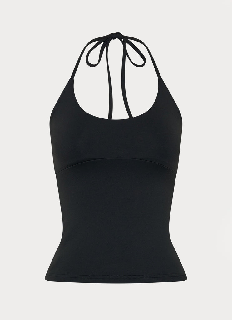 Chauncey Halter Top - Black
