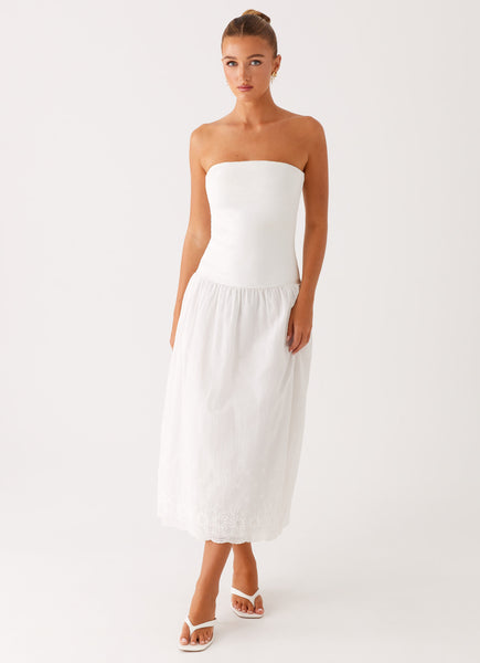 Cherry Skies Midi Dress