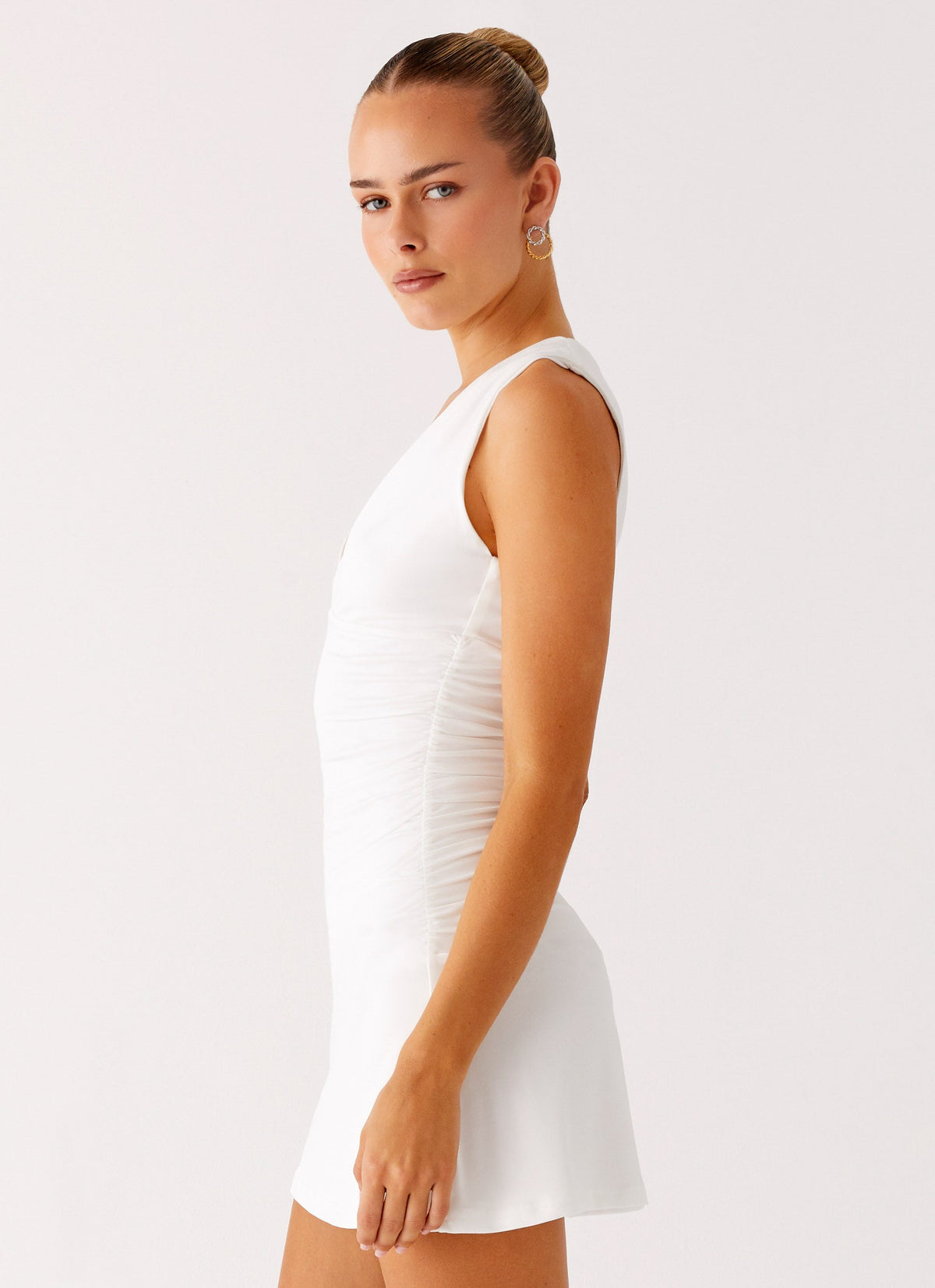 white cherry dress Bright Crochet Wynn Mini Crafted of cotton Cherry Picnic Mini Dress -