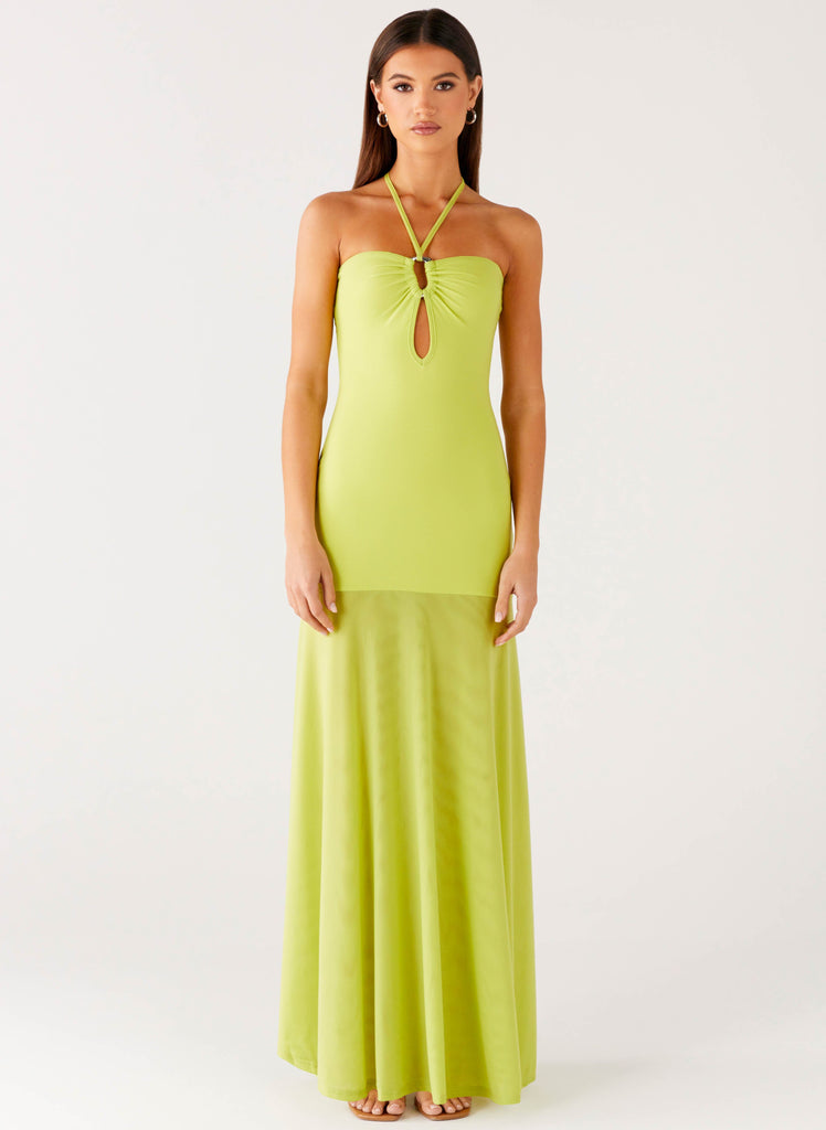 Claria Maxi Dress - Lime Peppermayo US Claria Maxi Dress - Lime Peppermayo US
