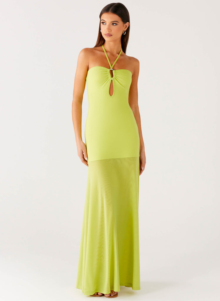 Claria Maxi Dress - Lime Claria Maxi Dress - Lime