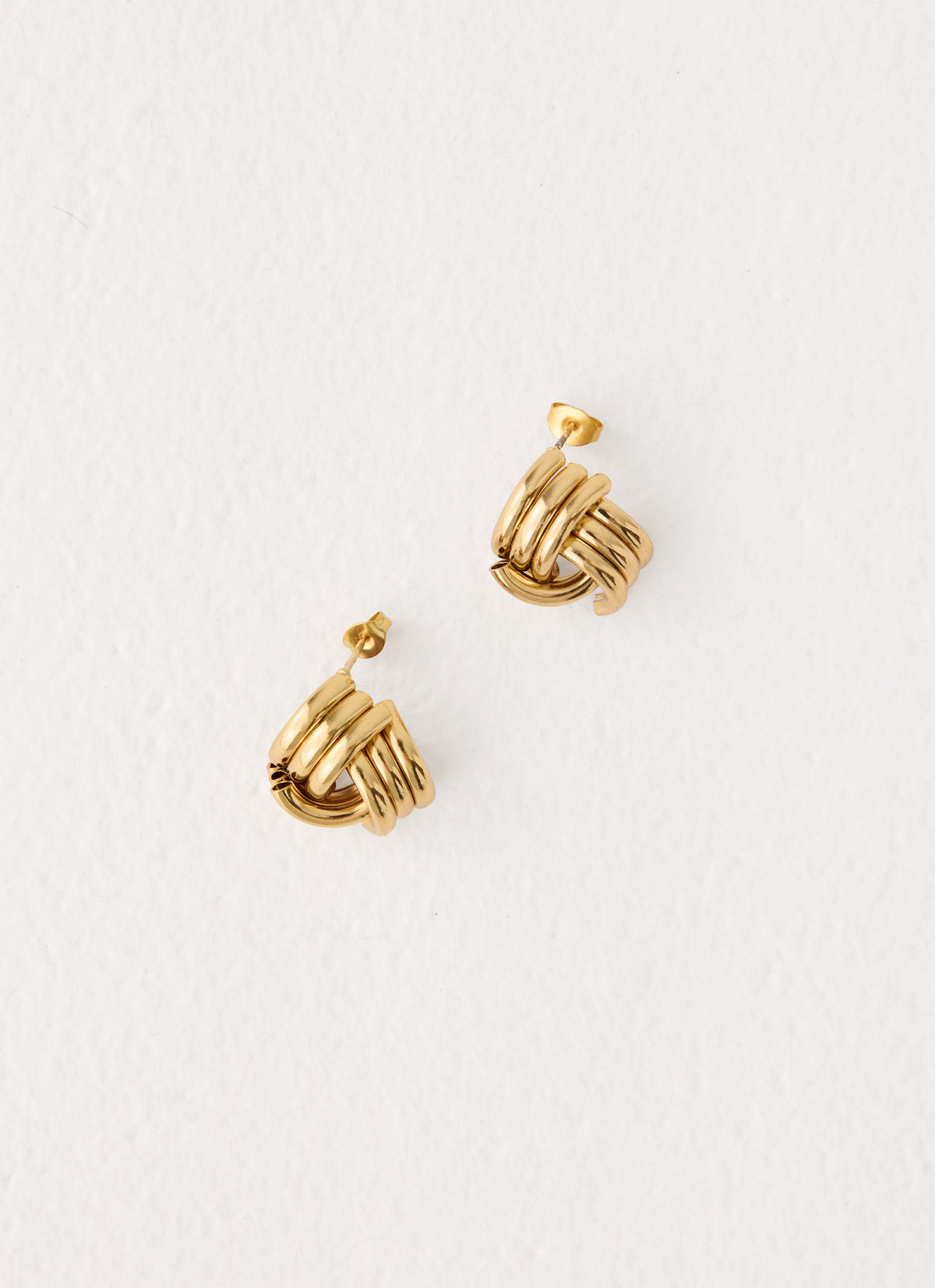 Clean Cut Earrings - Gold