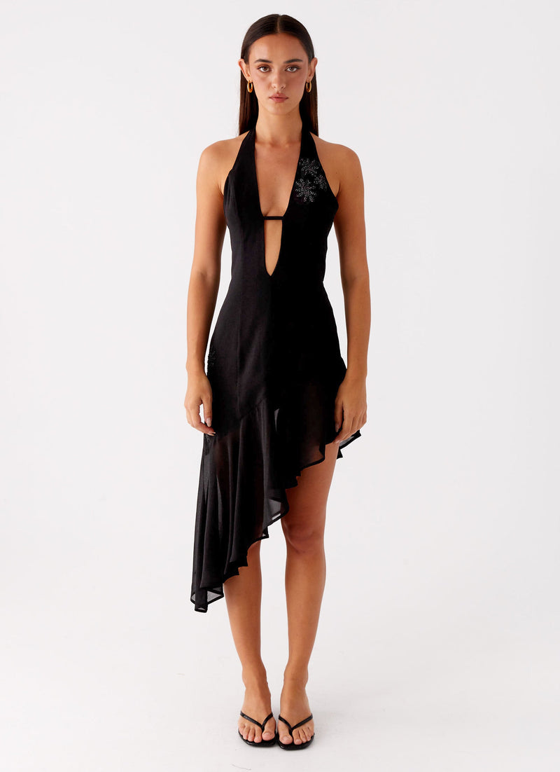 Clean Slate Midi Dress - Black
