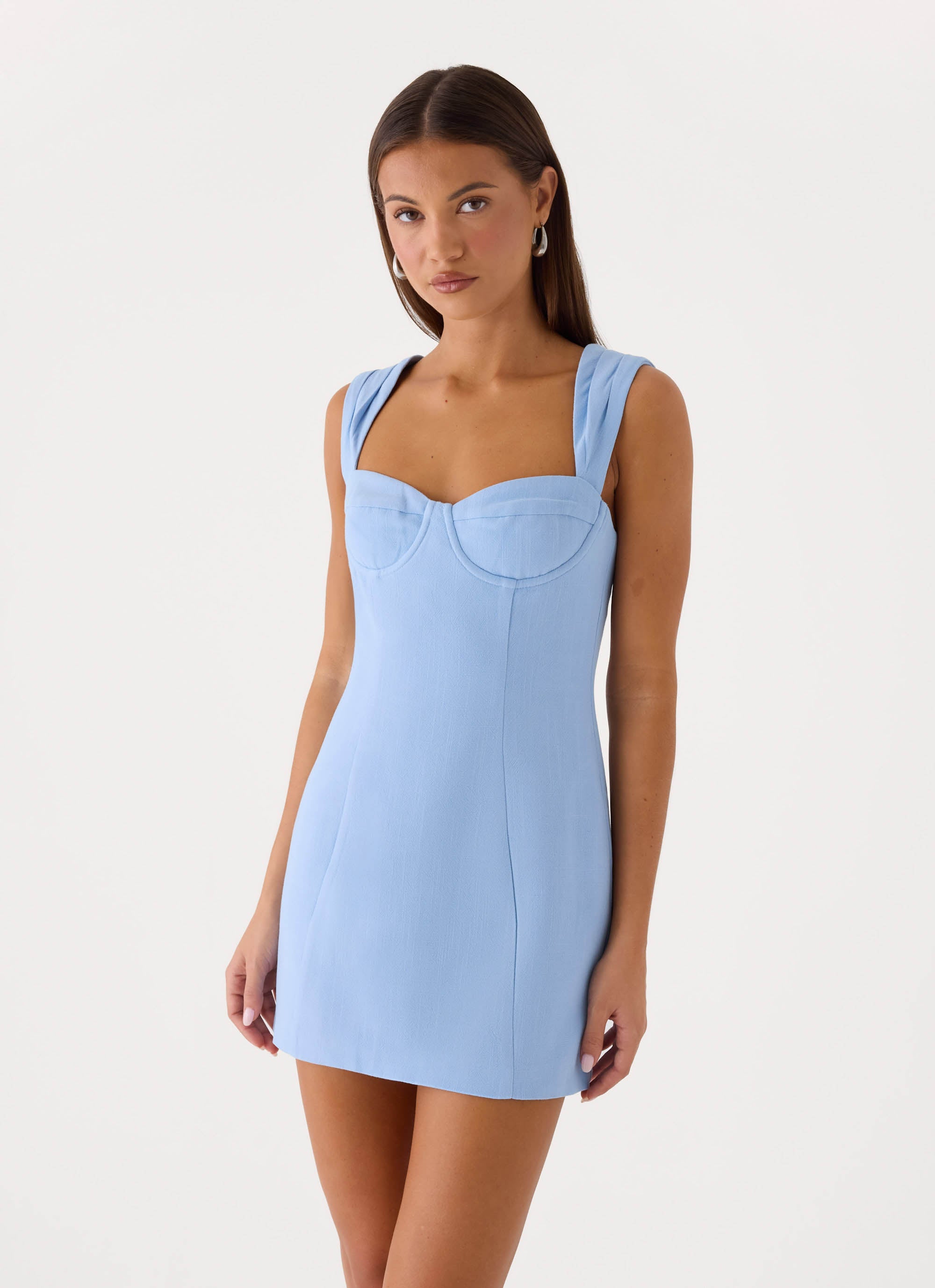 Cloud Mini Dress - Powder Blue – Peppermayo US