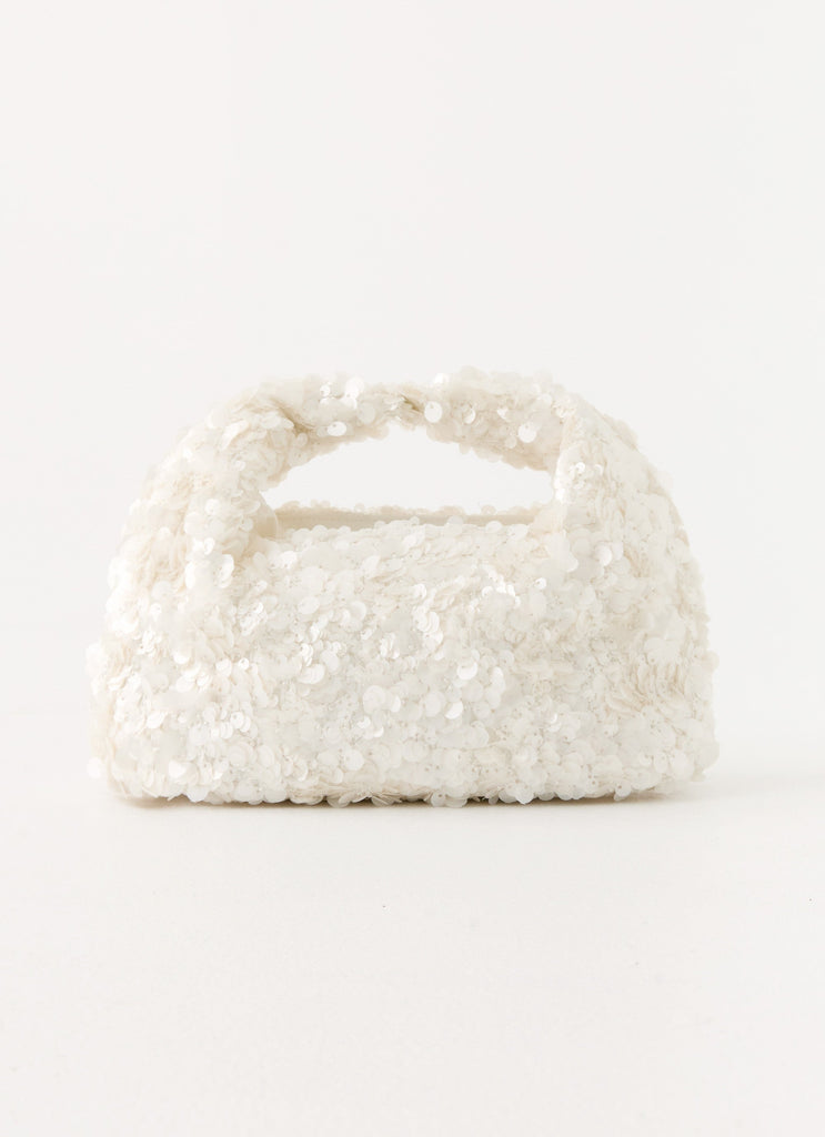 Cloud Nine Sequin Bag - Ivory