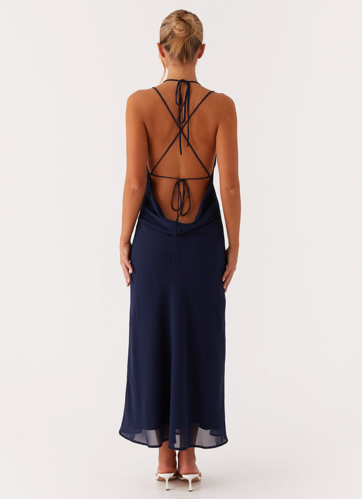 Clover Club Maxi Dress - Navy Peppermayo US Clover Club Maxi Dress - Navy Peppermayo US