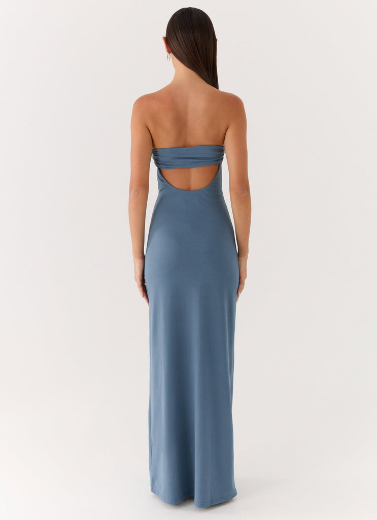 Coast Is Clear Maxi Dress - Coastal Blue