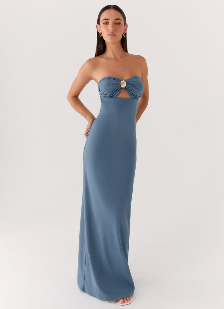 Coast Is Clear Maxi Dress - Coastal Blue Coastal Blue / US 16 Coast Is Clear Maxi Dress - Coastal Blue Coastal Blue / US 16