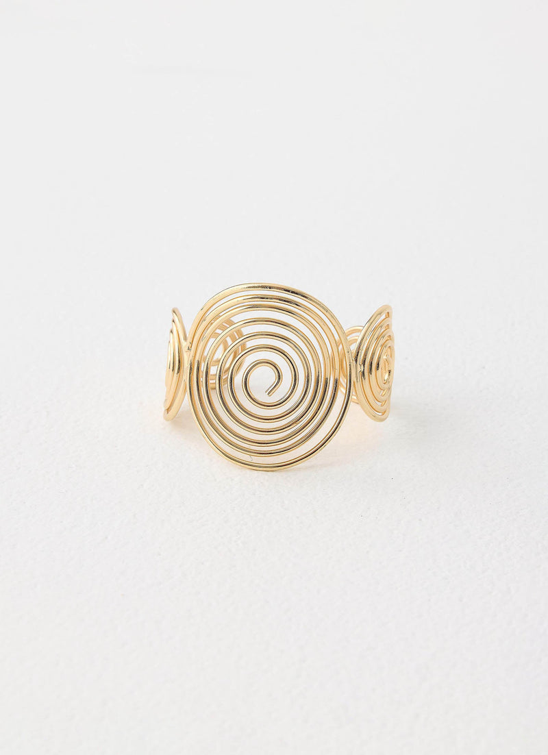 Cocoa Rush Arm Cuff - Gold