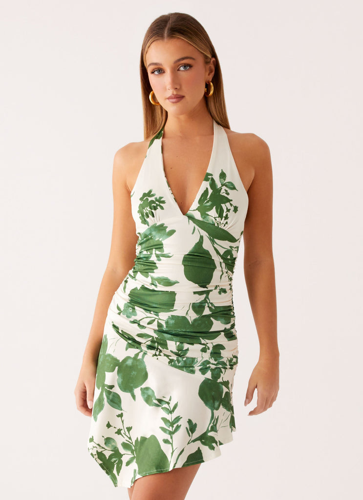 Colt Mini Dress - Verdant Bloom