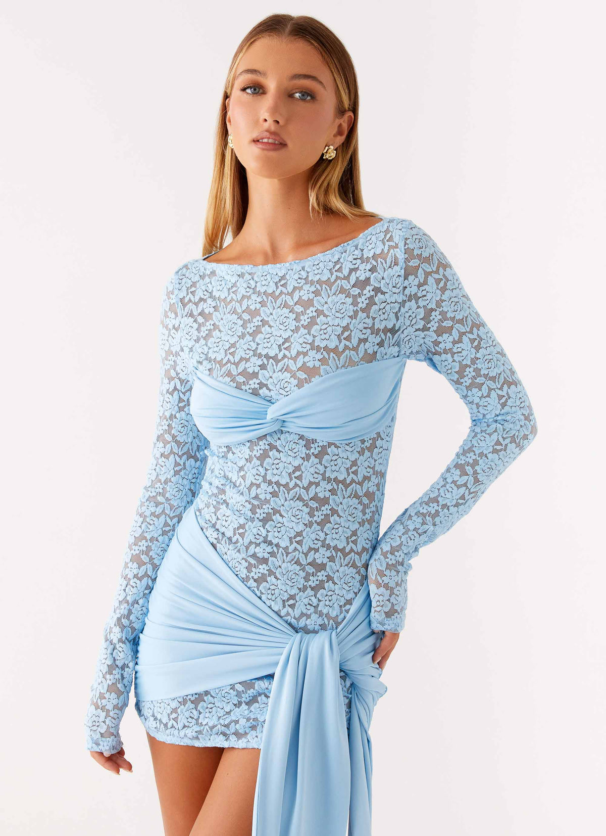 Consie Long Sleeve Mini Dress