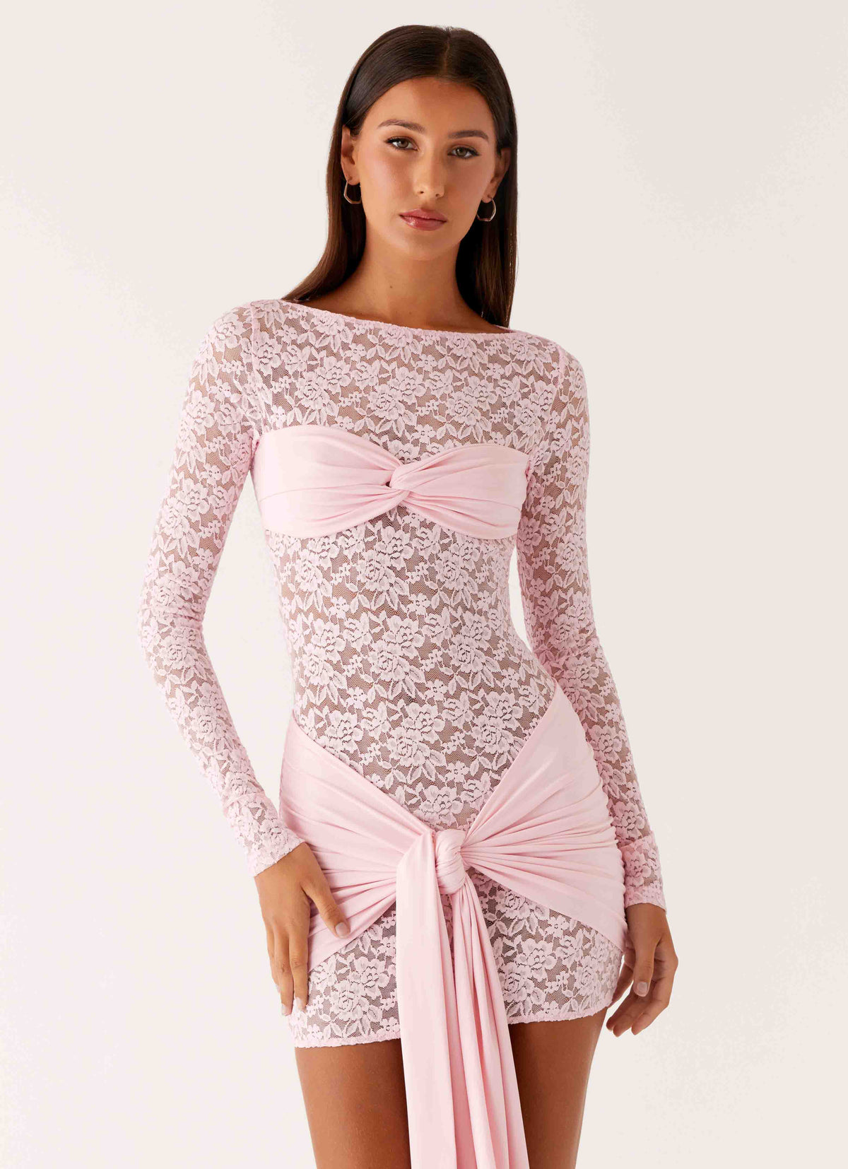 Consie Long Sleeve Mini Dress