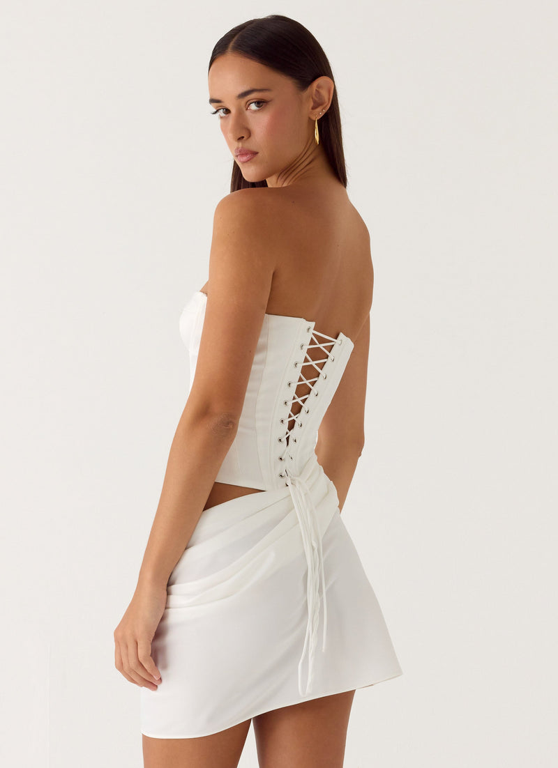 Cosmala Mini Dress - White