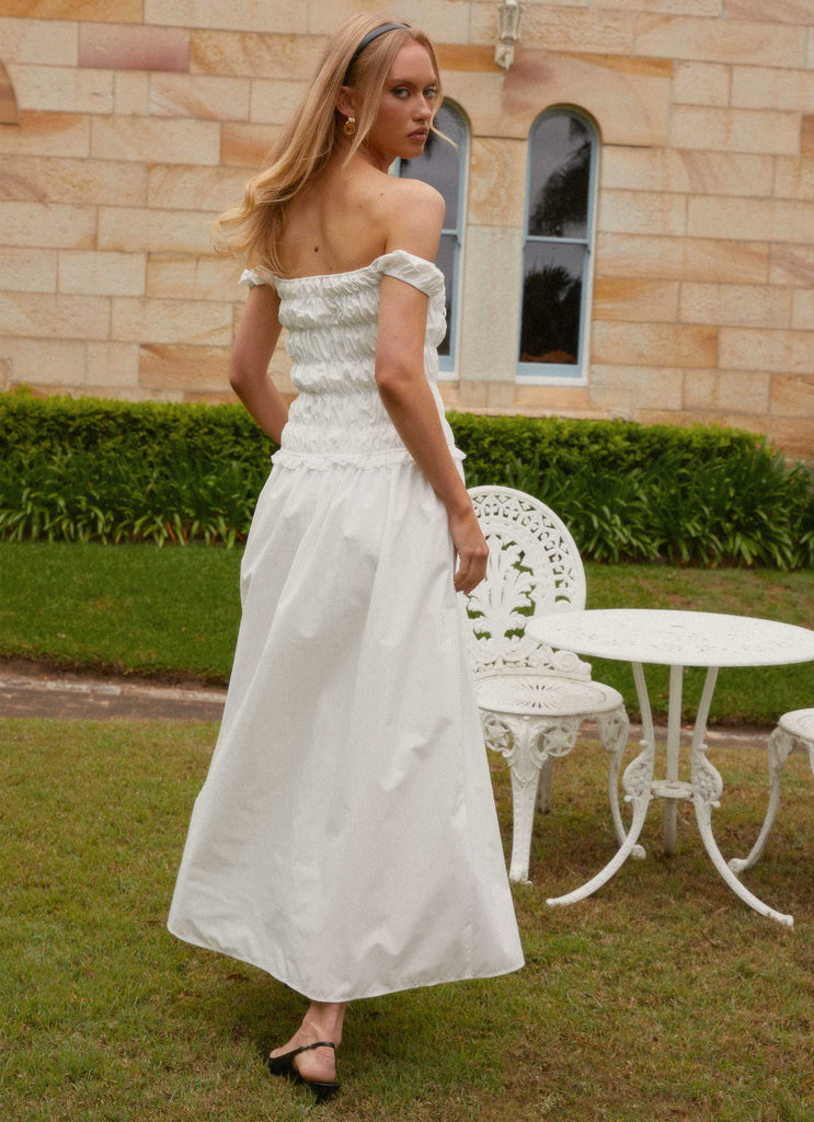 Temecula maxi dress ivory top