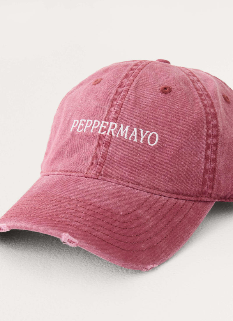 Courtside Baseball Cap - Maroon