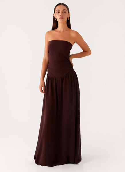Covia Strapless Maxi Dress