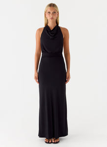 Crazy Over Me Maxi Dress - Black