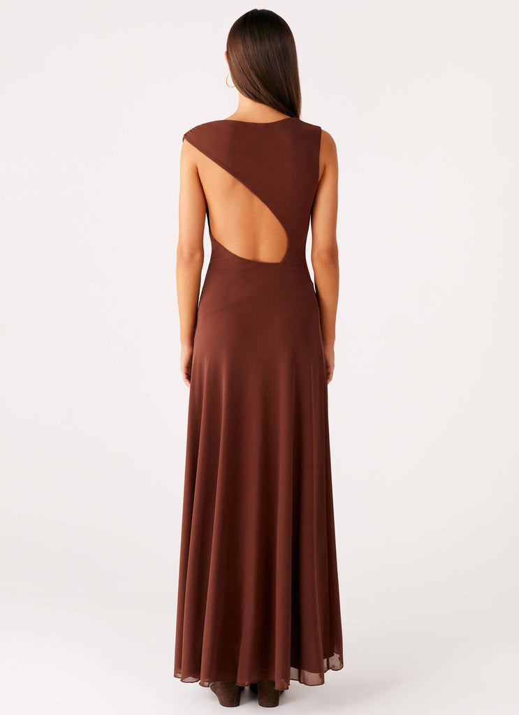 Danika Maxi Dress - Chocolate Peppermayo US Danika Maxi Dress - Chocolate Peppermayo US