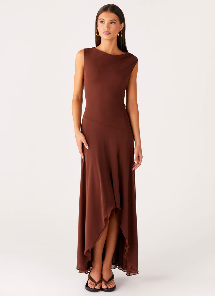 Danika Maxi Dress - Chocolate Chocolate / US 18 Danika Maxi Dress - Chocolate Chocolate / US 18