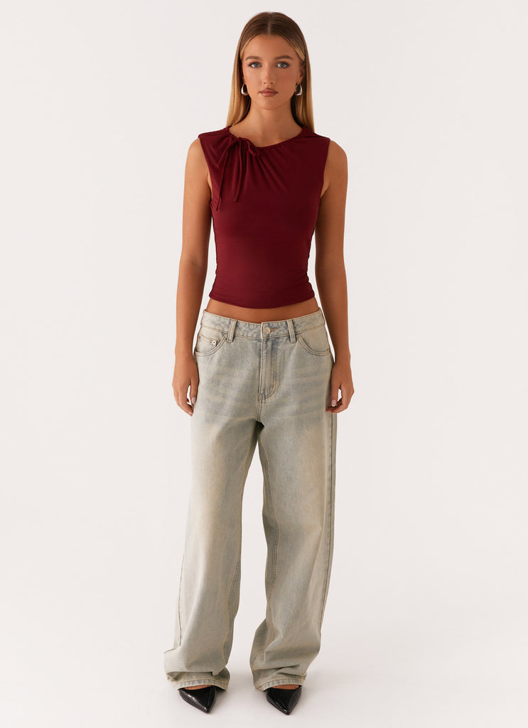 Darlee Tank Top - Mulberry