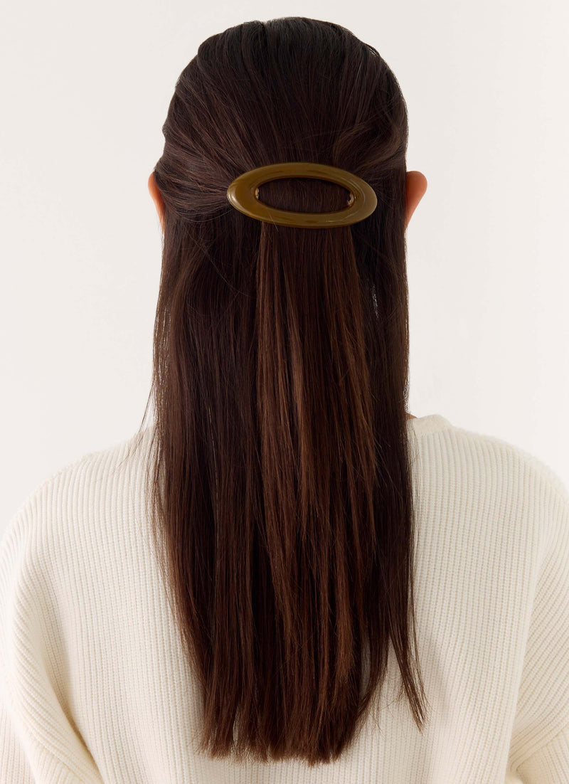 Day For It Hair Clip - Taupe