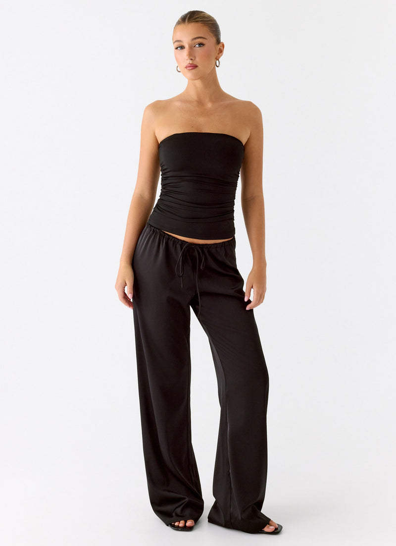 Deacon Low Rise Pants - Black